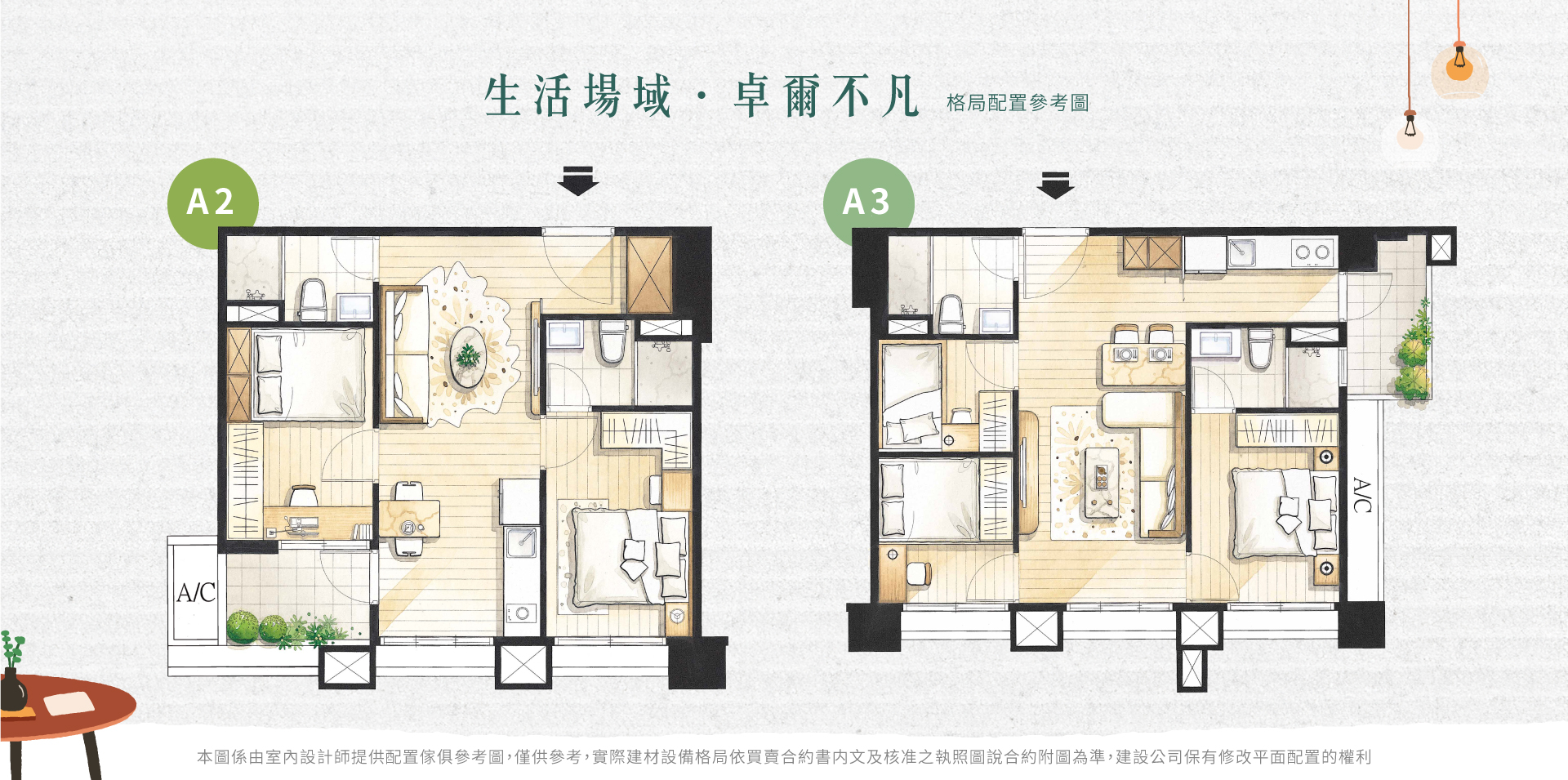 鑫利川三城｜傢俱配置參考圖